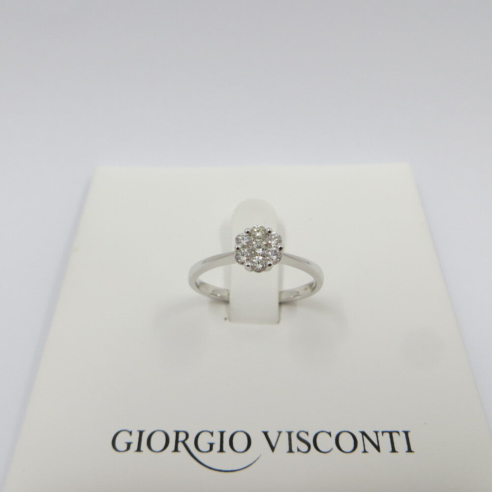 Anello Giorgio Visconti Oro Bianco e Diamanti