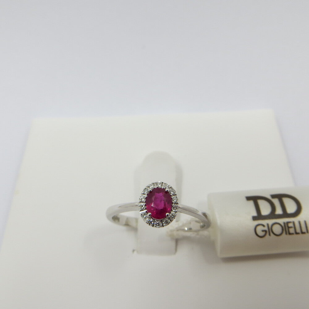 Anello DAVITE&DELUCCHI Oro, Diamanti e Rubino