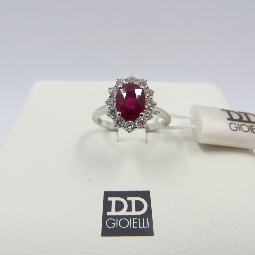 Anello DAVITE&DELUCCHI Oro, Diamanti e Rubino