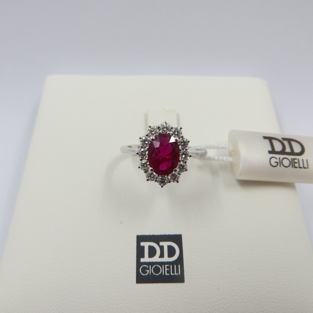 Anello DAVITE&DELUCCHI Oro, Diamanti e Rubino