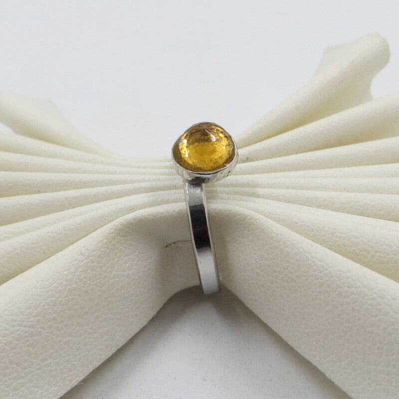 Anello Giovanni Raspini Mini Cabochon Pietra Citrina