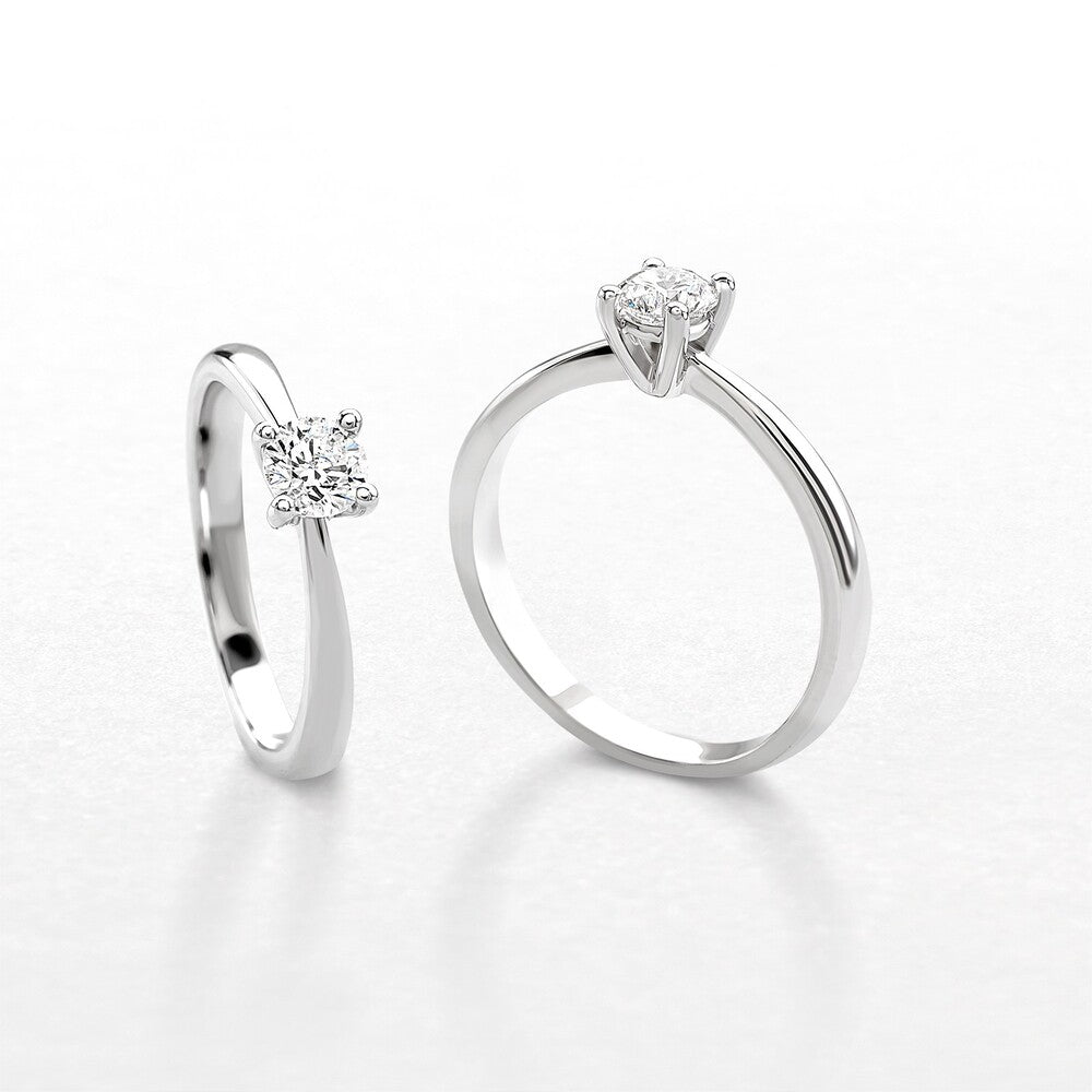Anello GIORGIO VISCONTI in Oro bianco con Diamante