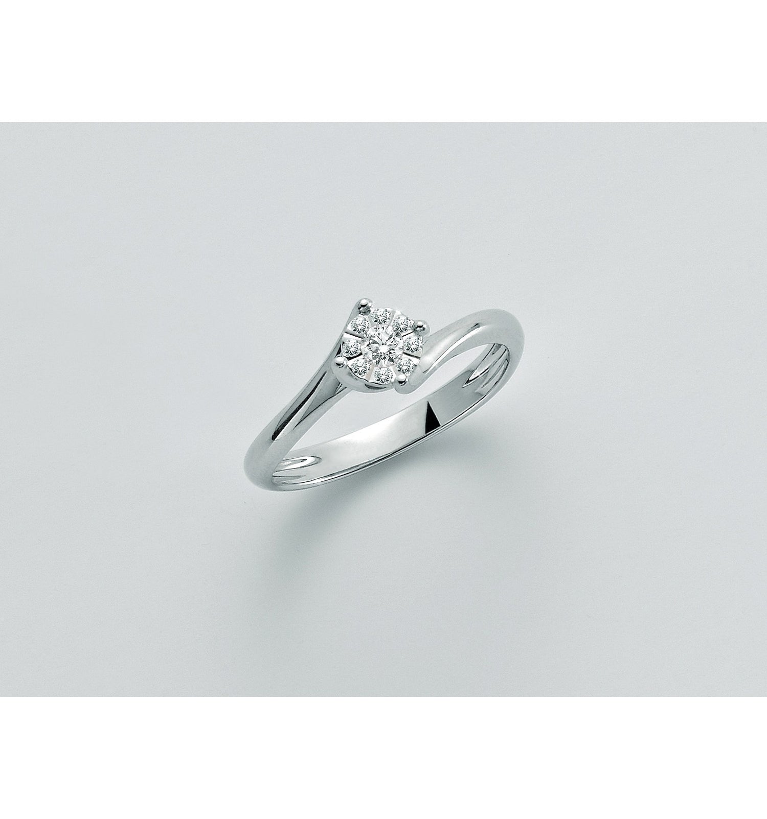 Anello MILUNA Solitario Brillanti