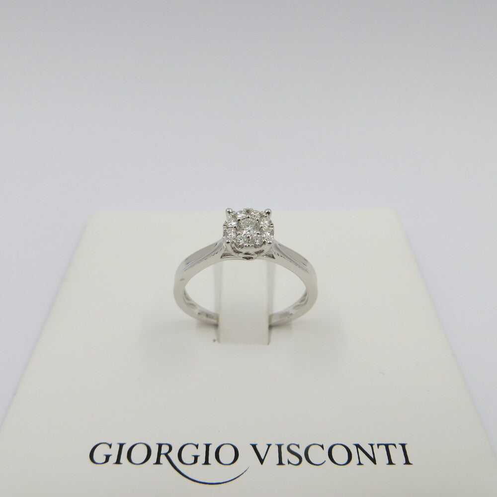 Anello solitario GIORGIO VISCONTI Oro e Diamanti