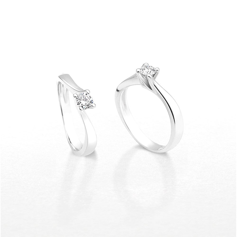 Anello Solitario GIORGIO VISCONTI Oro e Diamante