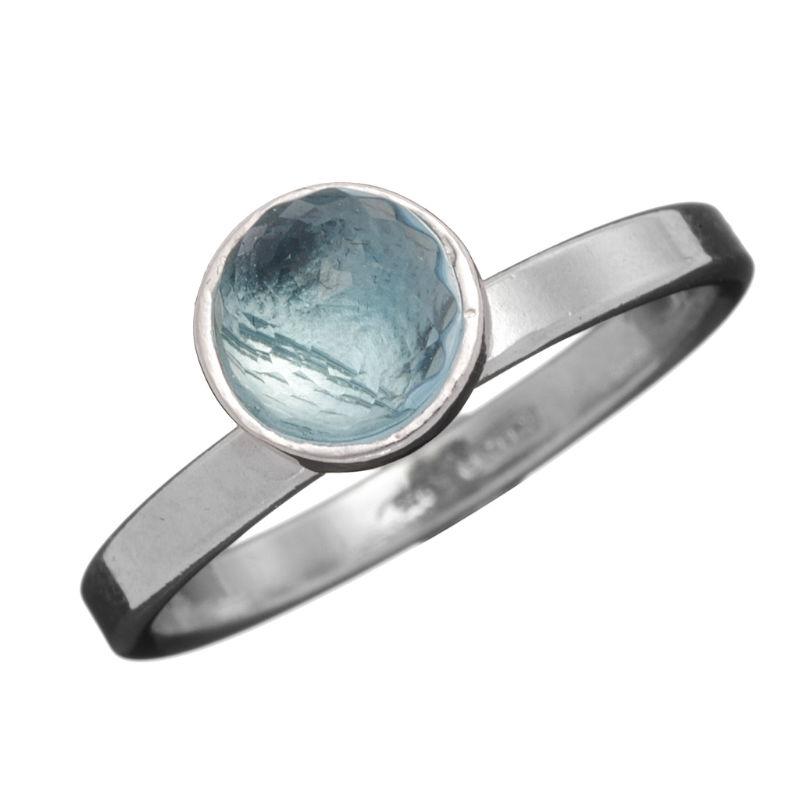 Anello Giovanni Raspini Mini Cabochon Pietra Azzurra