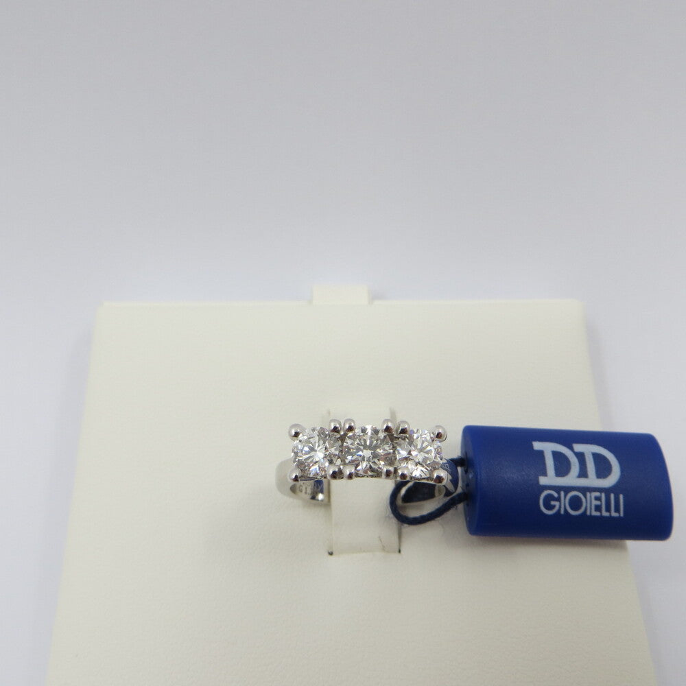 Anello Trilogy DAVITE&DELUCCHI Oro bianco e Diamanti