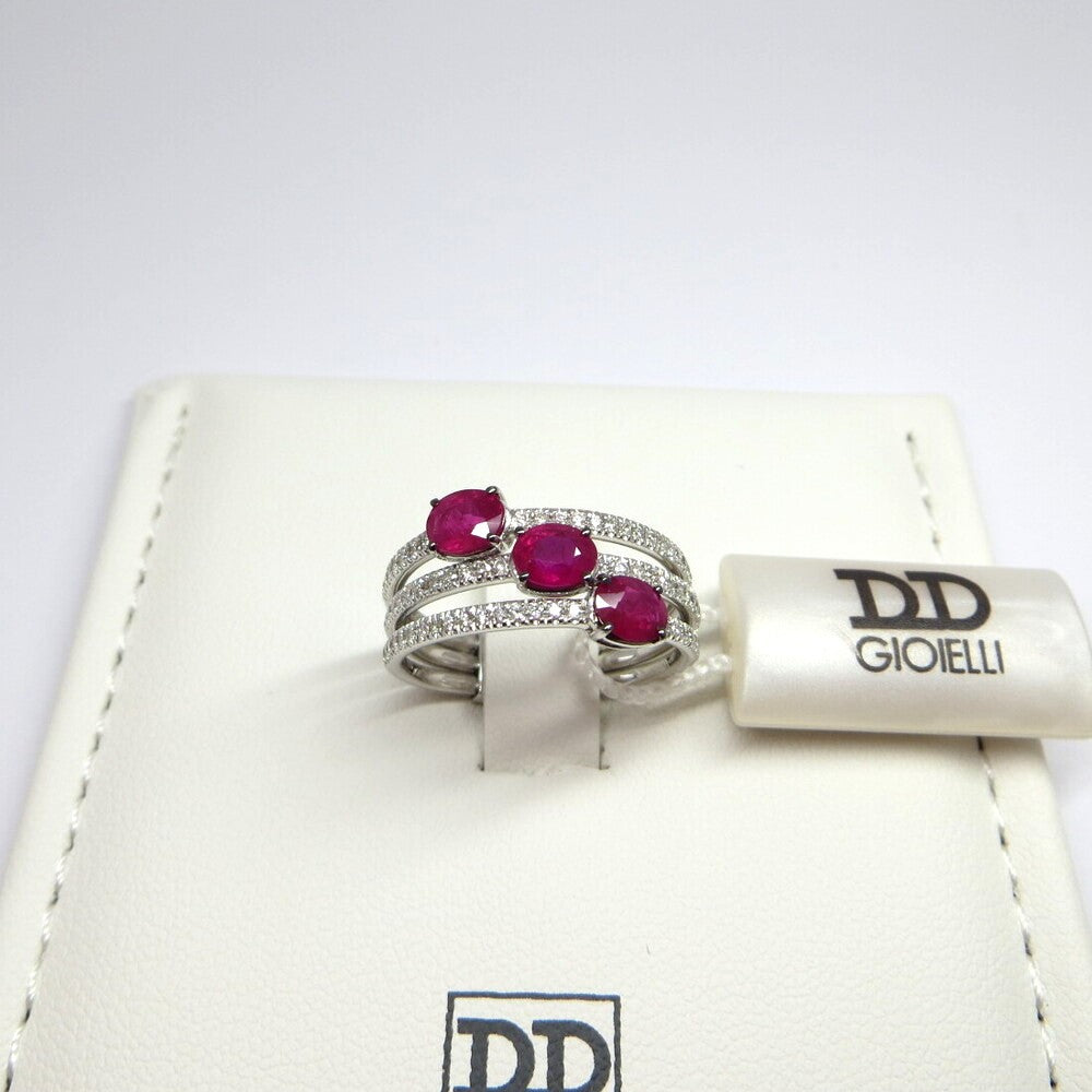 Anello DAVITE&DELUCCHI Oro, Diamanti e Rubini