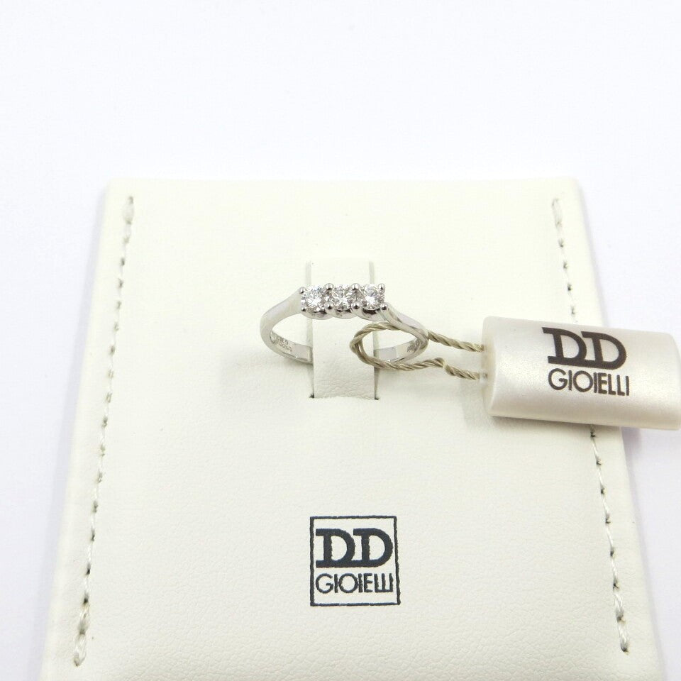 Anello Trilogy DAVITE&DELUCCHI Oro e Diamanti