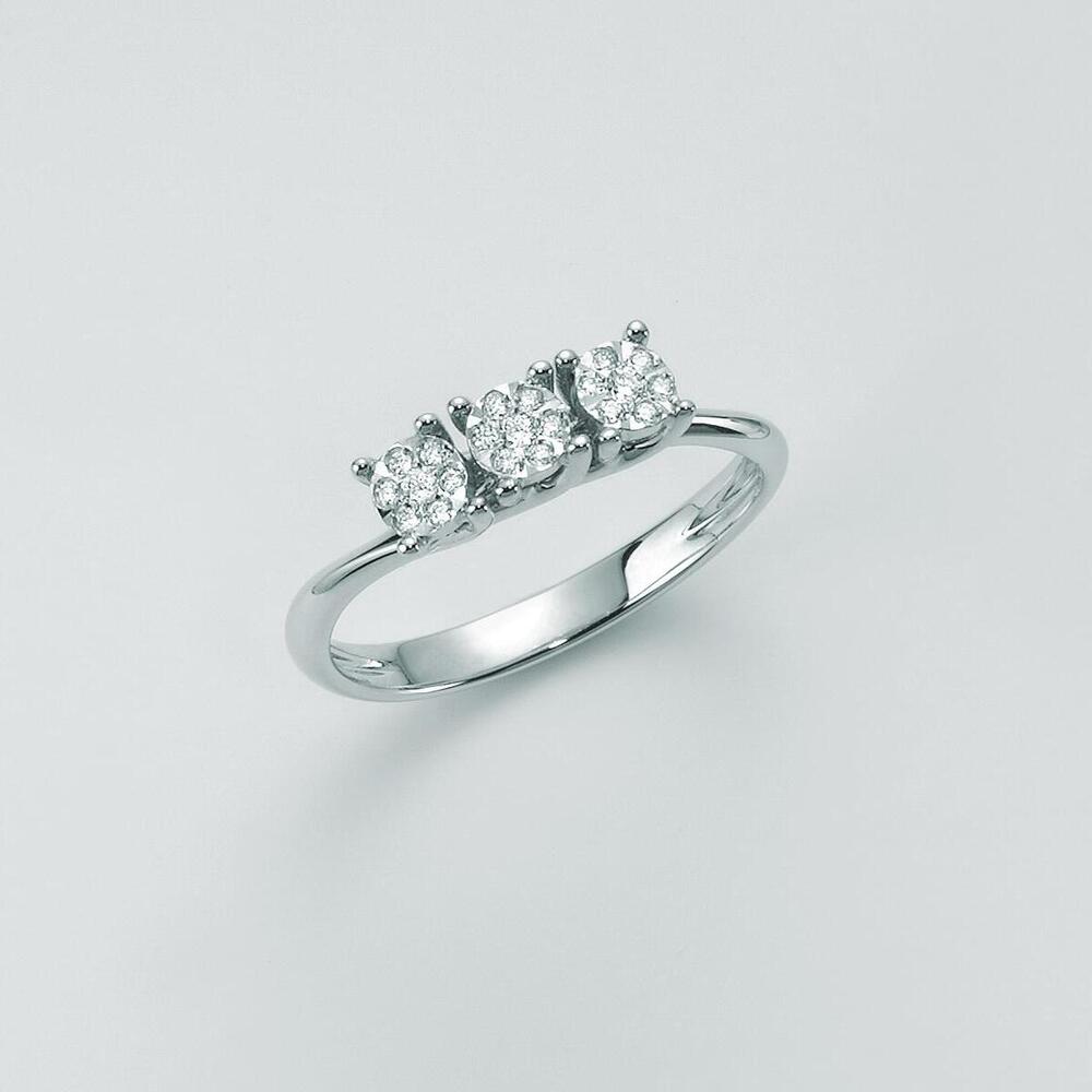 Anello Trilogy Miluna Oro e Diamanti