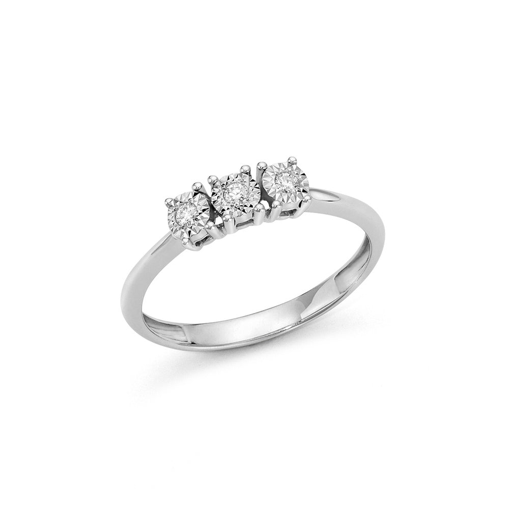 Anello Trilogy Miluna Oro e Diamanti