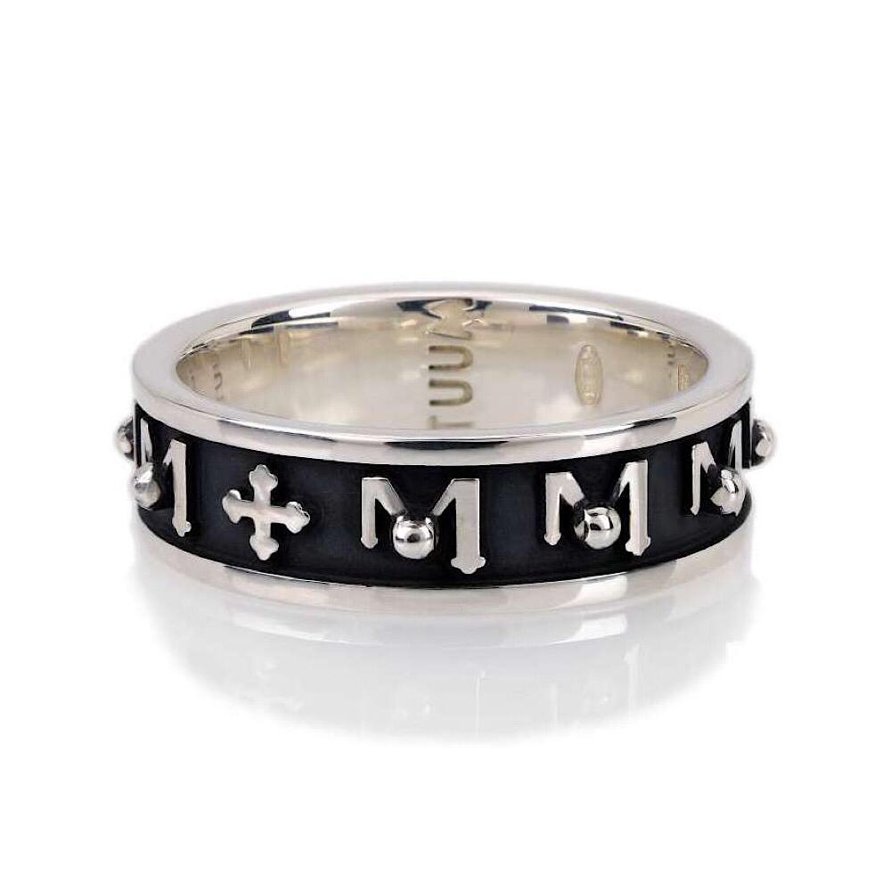 Anello TUUM Decem in Argento Brunito