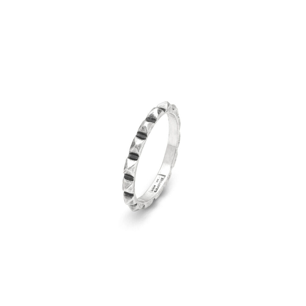 Anello Giovanni Raspini Borchie in Argento