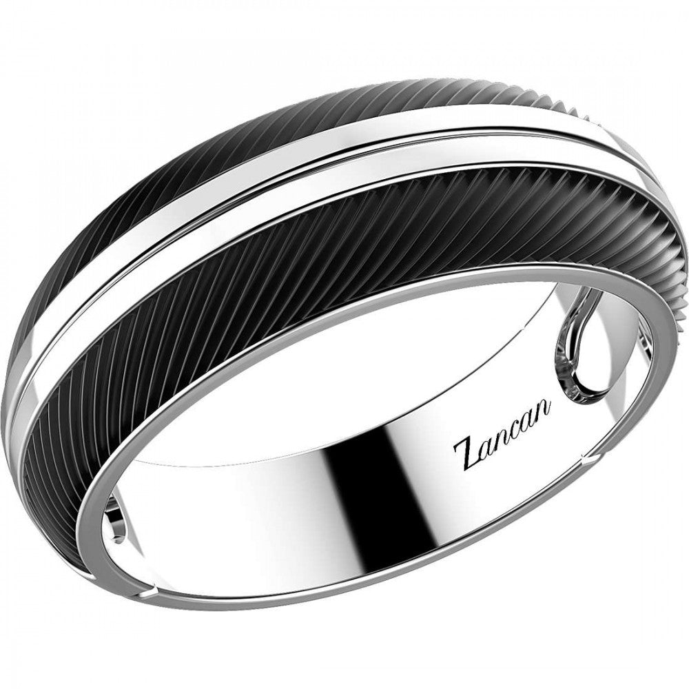 Anello uomo Zancan in Argento – Cosmopolitan –