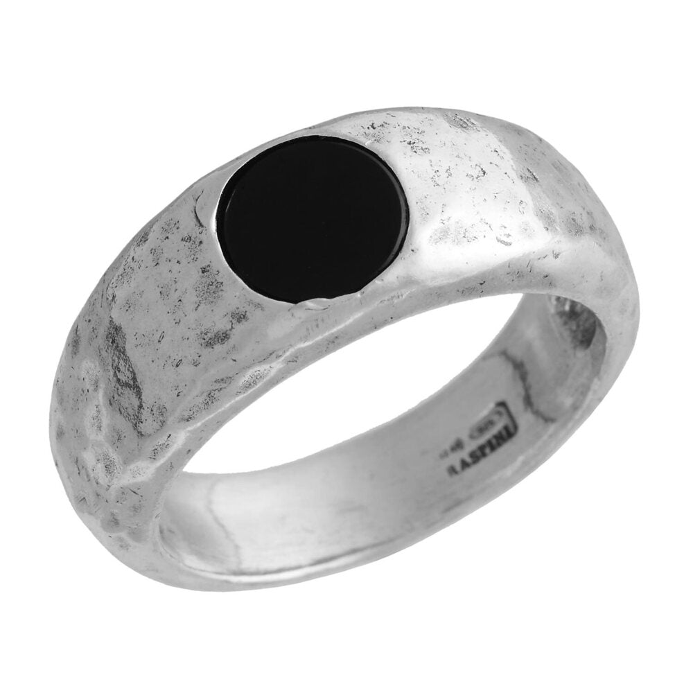 Anello Giovanni Raspini Martellato Onice