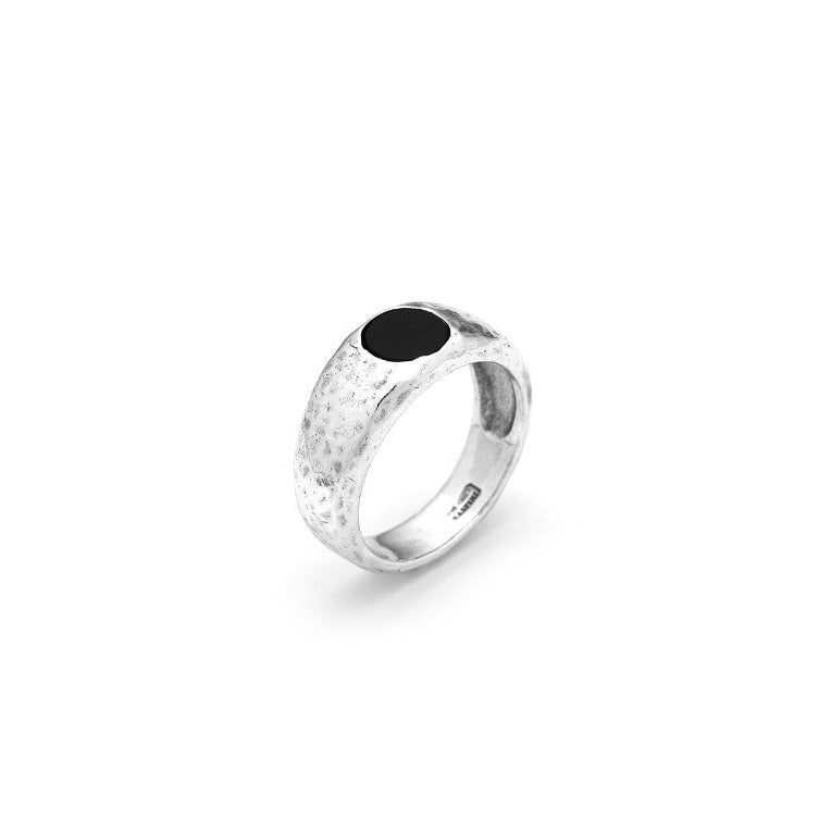 Anello Giovanni Raspini Martellato Onice