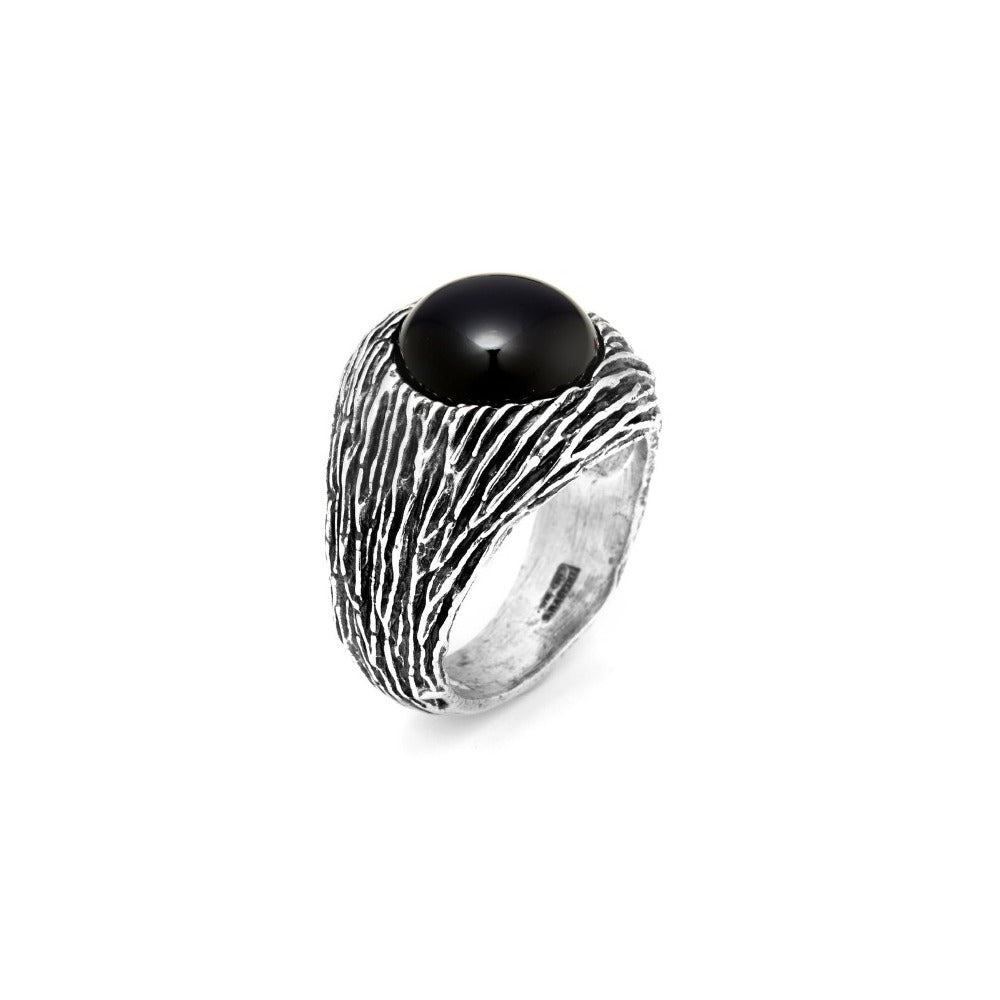 Anello Giovanni Raspini Graffiato Onice