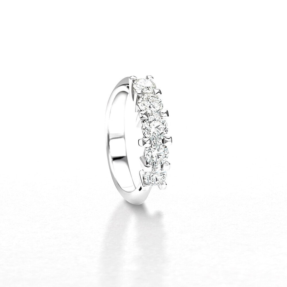 Anello GIORGIO VISCONTI in Oro Bianco e Diamanti
