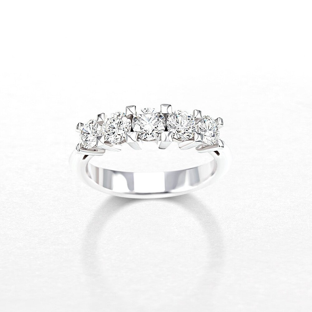 Anello GIORGIO VISCONTI in Oro Bianco e Diamanti