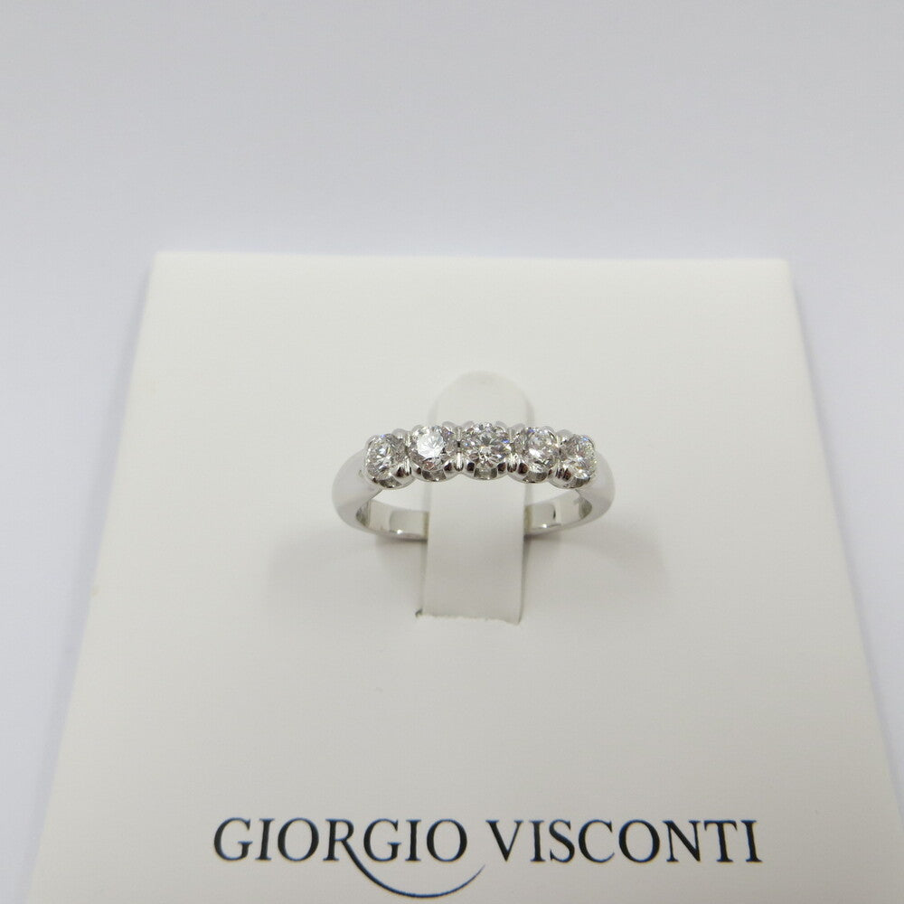 Anello GIORGIO VISCONTI Oro Bianco e Diamanti