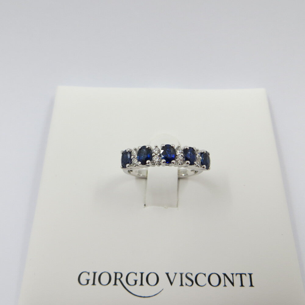 Anello GIORGIO VISCONTI Oro, Diamanti e Zaffiri