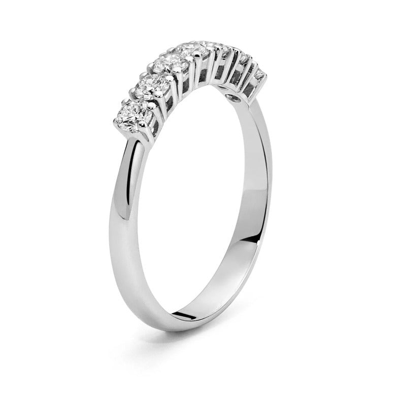 Anello Miluna Oro Bianco e Diamanti
