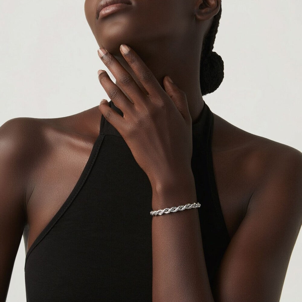 Bracciale Giovanni Raspini Torchon Mini in Argento 925