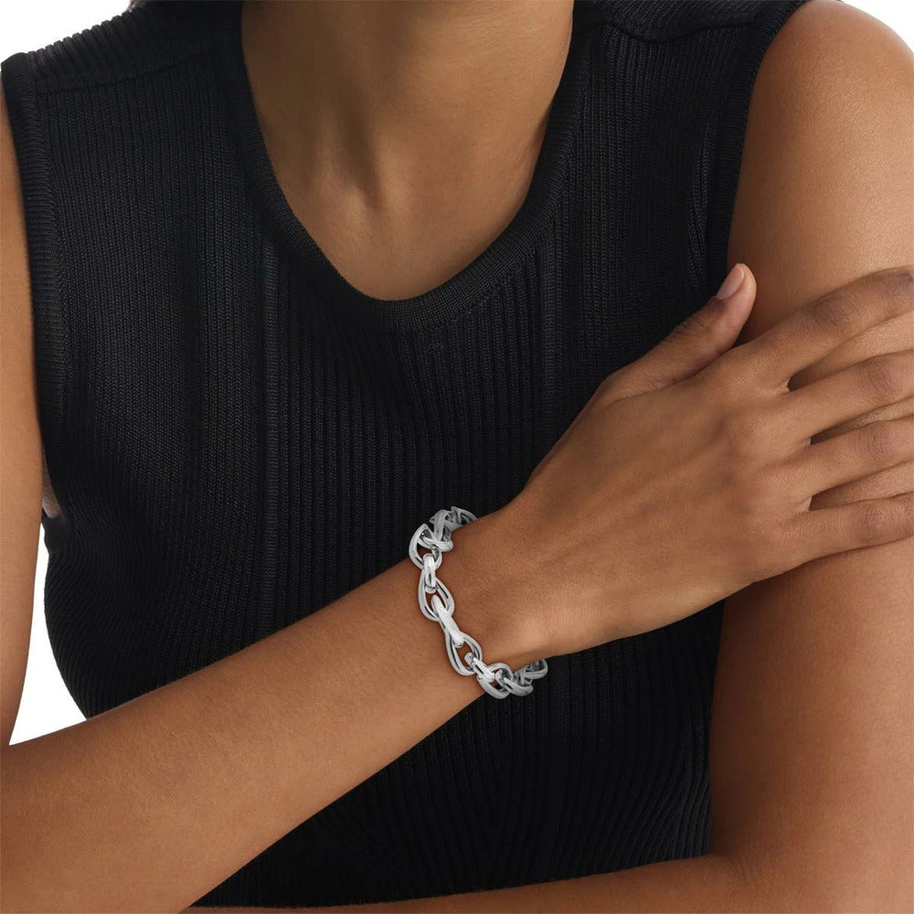 Bracciale Catena Calvin Klein Sculptured Drops in Acciaio