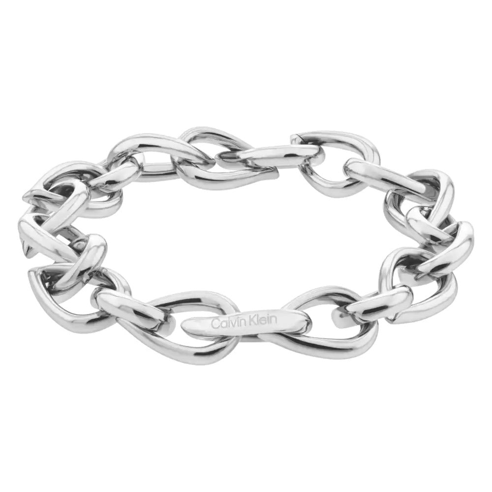 Bracciale Catena Calvin Klein Sculptured Drops in Acciaio