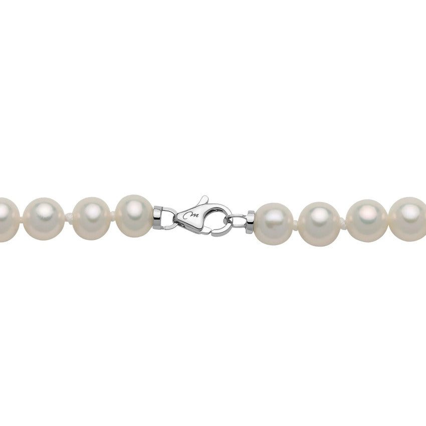 Bracciale di Perle e Oro Bianco MILUNA