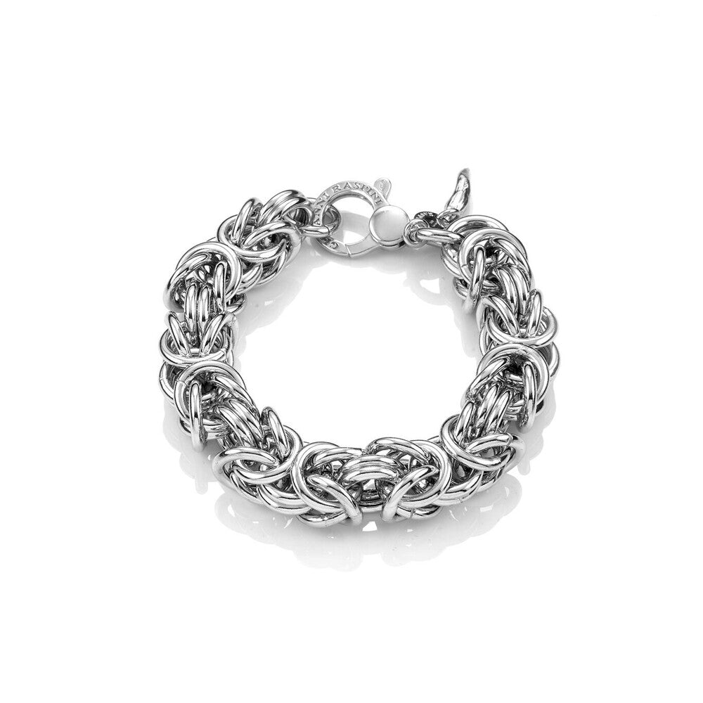 Bracciale Giovanni Raspini Maglia Bizantina MAXI in Argento