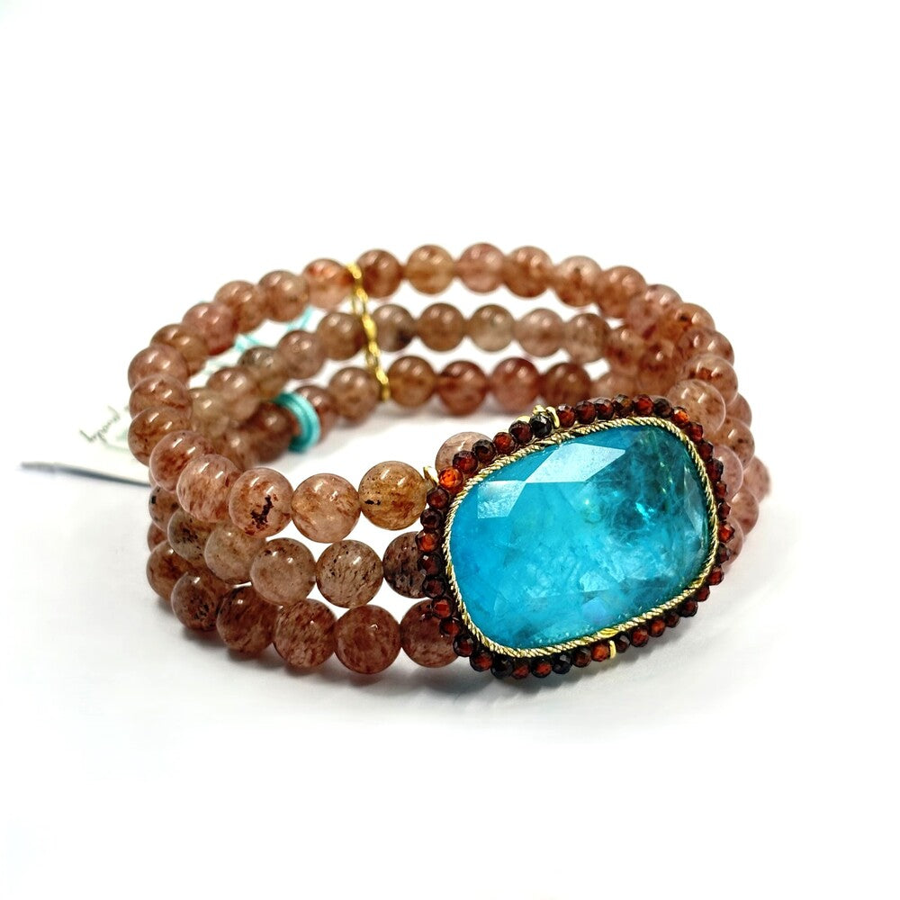 Bracciale Sicylui Flat Azzurra Agata