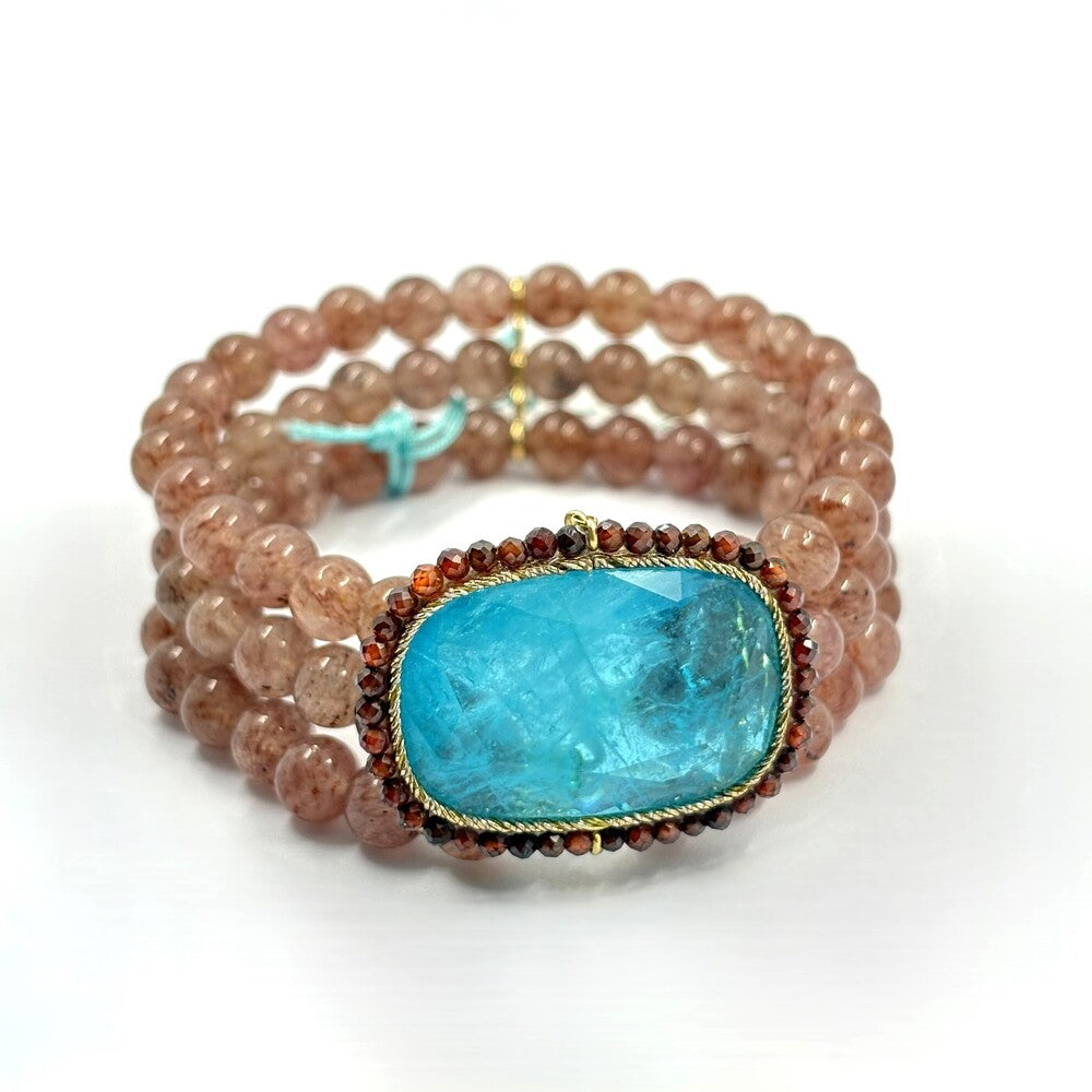 Bracciale Sicylui Flat Azzurra Agata
