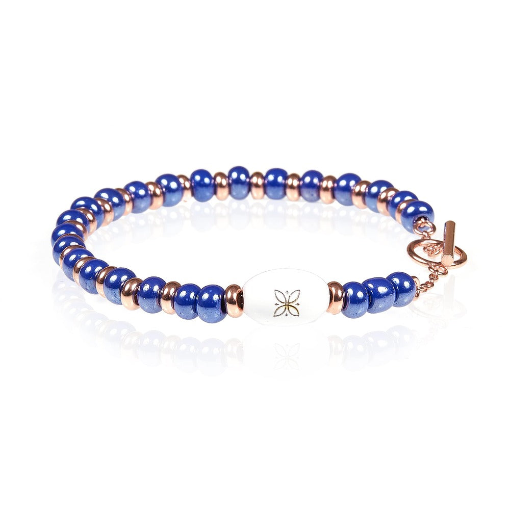 Bracciale GERBA Jewels Silver Ceramic Blu