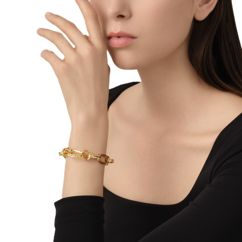 Bracciale Giovanni Raspini Catena Yuma Bronzo placcato Oro 18 kt