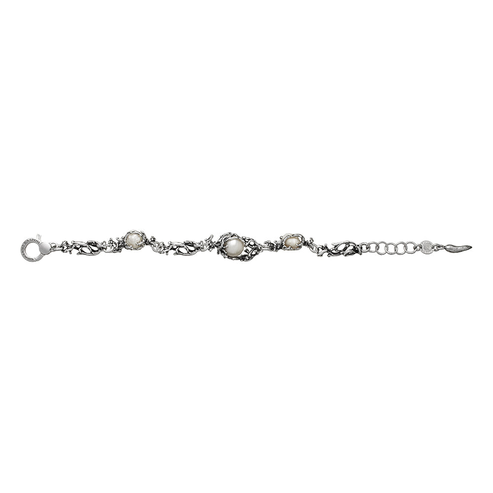 Bracciale Giovanni Raspini Mari del Sud Piccolo Argento e Perle