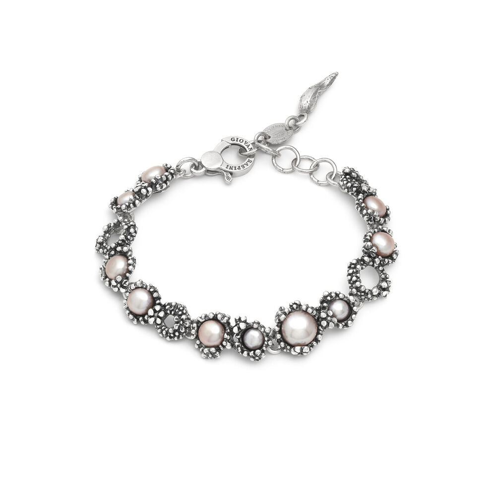Bracciale Giovanni Raspini Blossom Argento e Perle