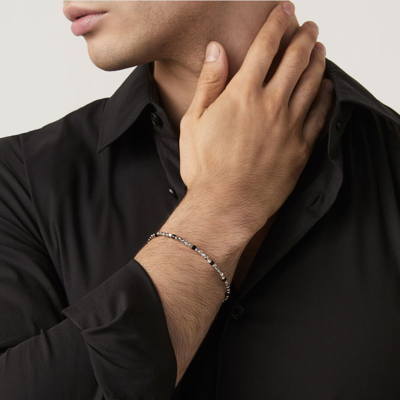 Bracciale Giovanni Raspini Dadini Argento e Onice