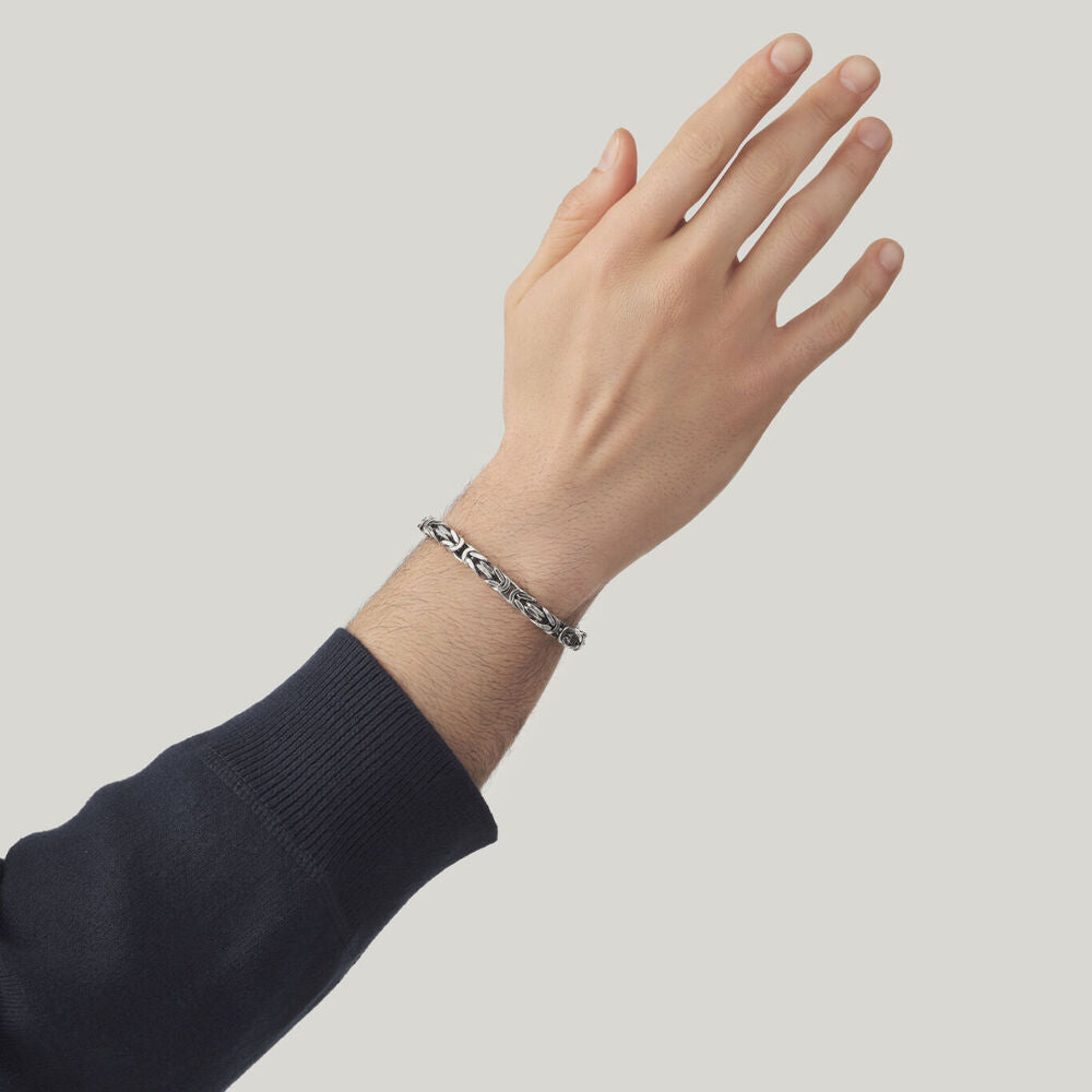 Bracciale Giovanni Raspini Maglia Bizantina Quadra Grande