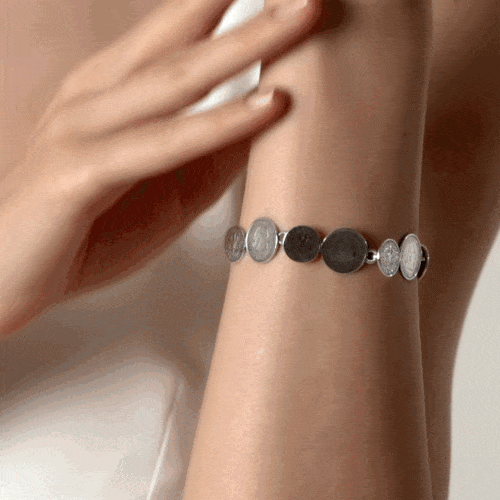 Bracciale Giovanni Raspini Monete Mini in Argento