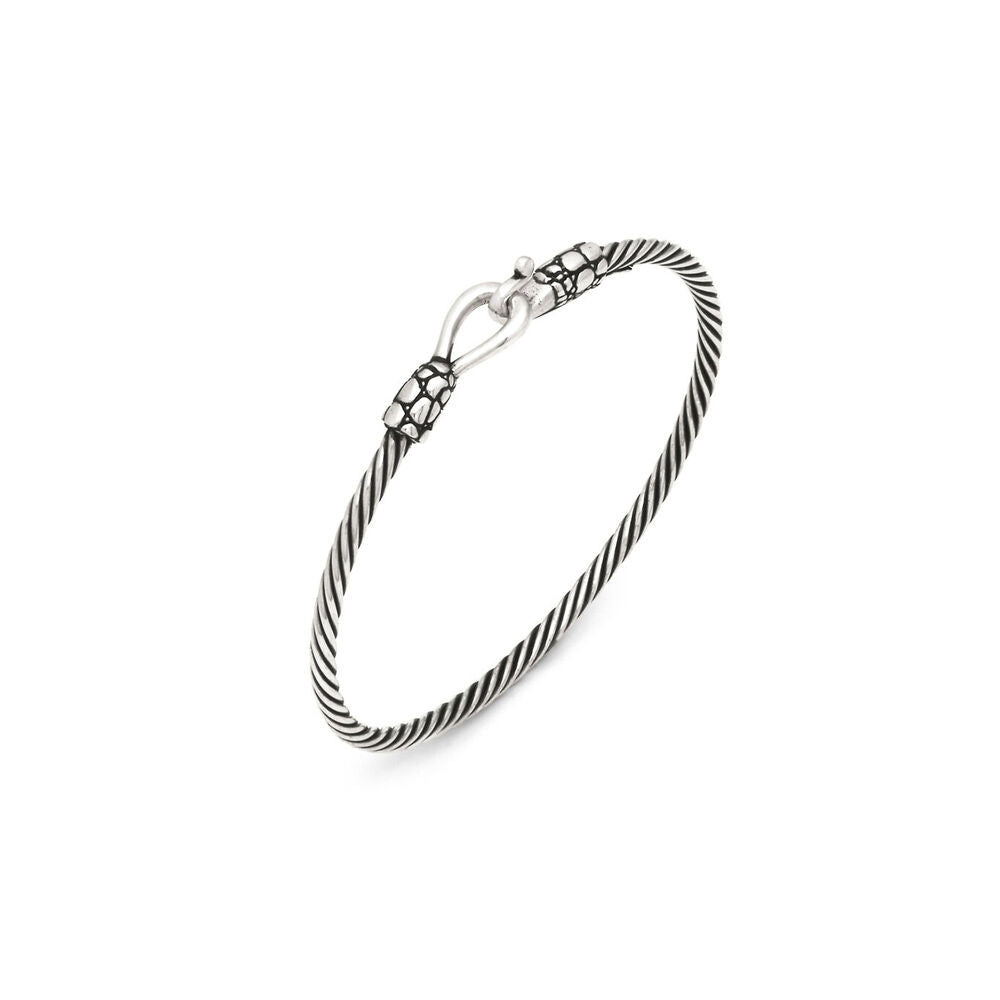 Bracciale Rigido Croco Giovanni Raspini in Argento 925