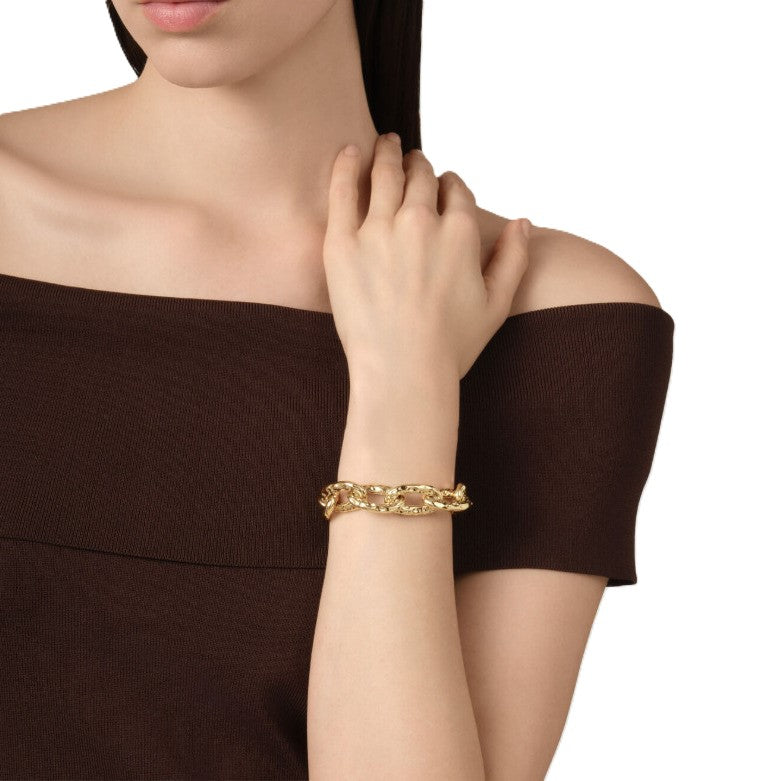 Bracciale Giovanni Raspini Zelda Bronzo placcato Oro 18 kt