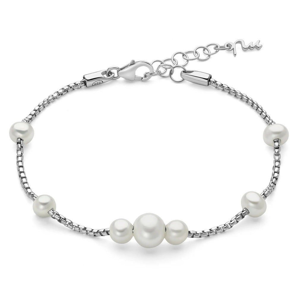 Bracciale Miluna in Argento con Perle Oriente