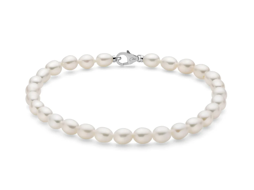 Bracciale Miluna Pepite di Perle 5-5,5 mm