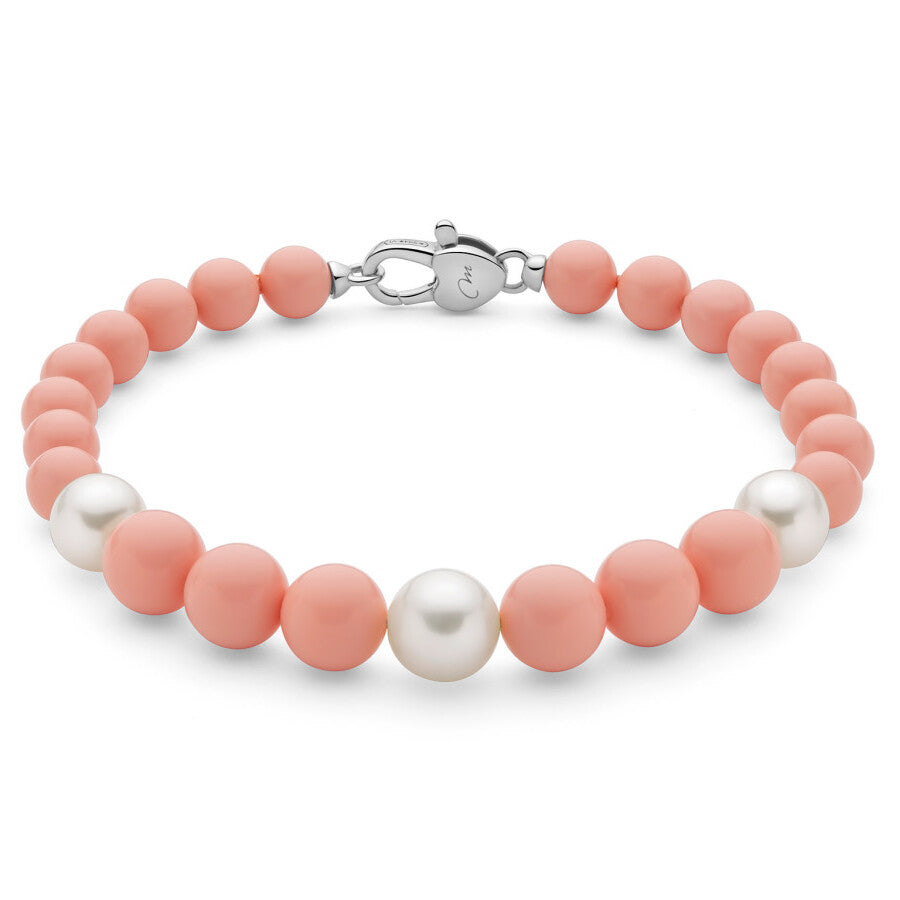 Bracciale MILUNA Perle Rosa e Bianche
