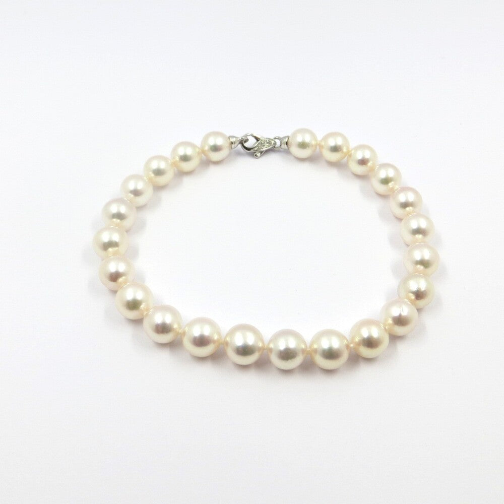 Bracciale NIMEI Perle Akoya, Oro Bianco e Diamanti