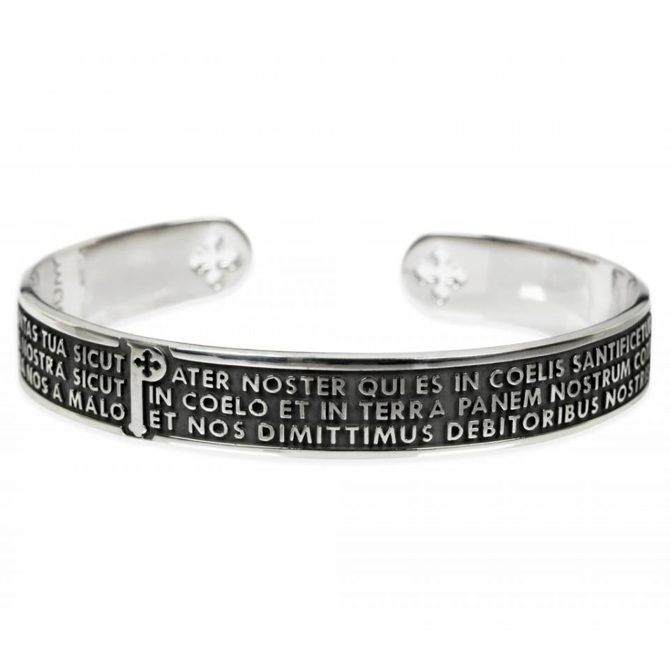 Bracciale rigido TUUM ORIGINE in argento brunito