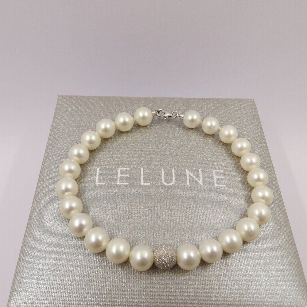 Bracciale di perle LELUNE con sfera oro diamantata