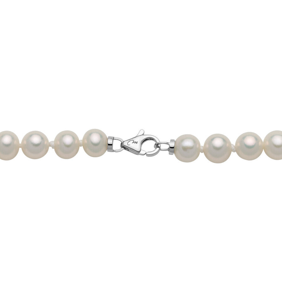 Bracciale Miluna di Perle 7,5-8 mm e Oro Bianco