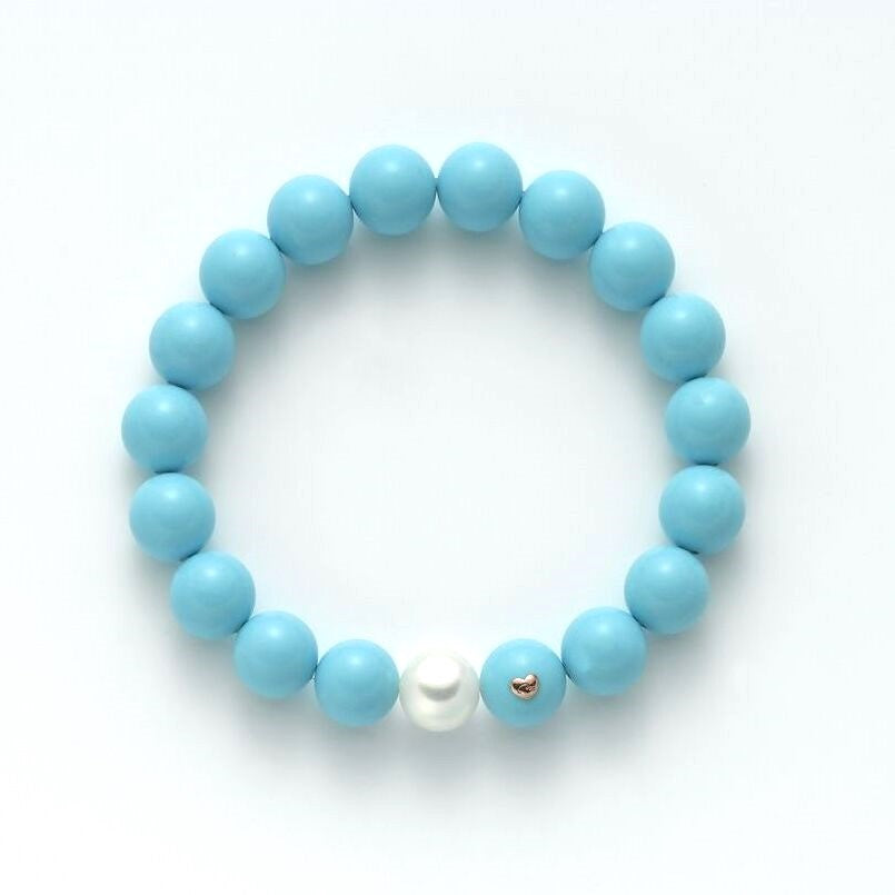 Bracciale Perle MILUNA Terre e Mare Turchese